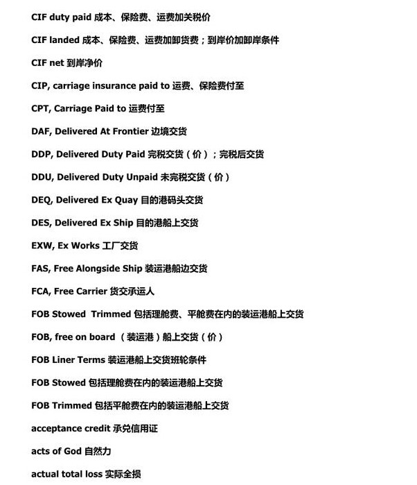 合同翻譯專業(yè)術(shù)語(yǔ)，商務(wù)英語(yǔ)合同專用術(shù)語(yǔ)分享